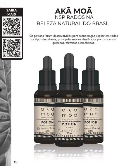 Akã Moã Potions — foto do catálogo oficial